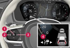 V90 Cross Country Selecting and activating adaptive cruise control* | Volvo  Support EN-AE